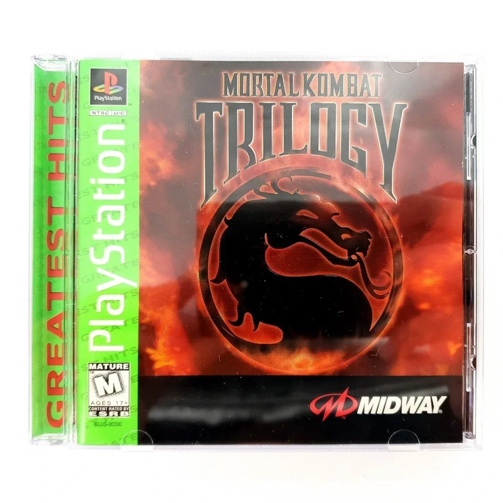 Mortal Kombat Trilogy (Sony PlayStation 1, 1996) Greatest Hits Complete Tested